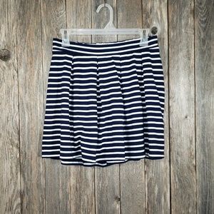 Red Camel S Blue White Pleated Mini‎ Swing Skirt